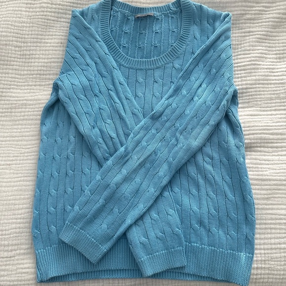 Classic Ann Taylor Silk Cable Sweater - Vintage - Picture 2 of 5